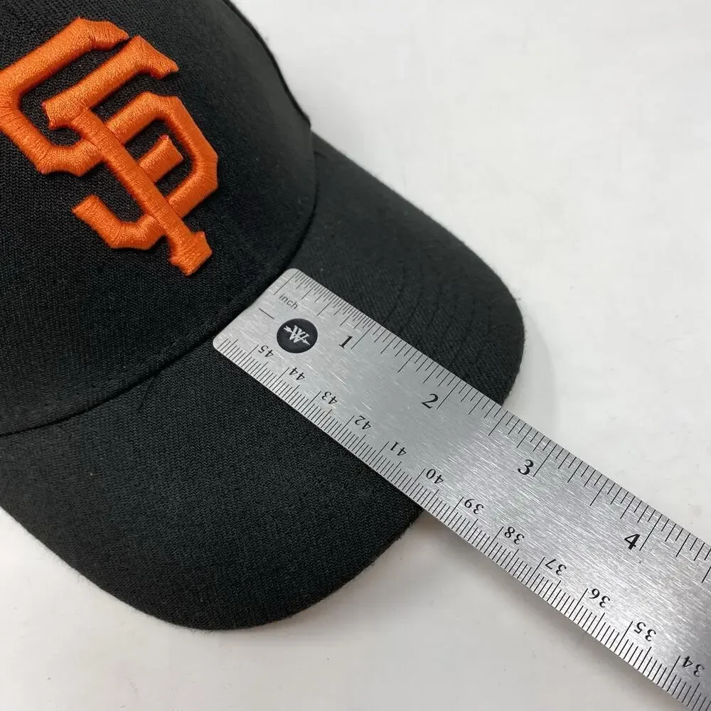 San Francisco Giants Hat New Era Youth Sz 39Thirty Flex Stretch Fitted MLB Black